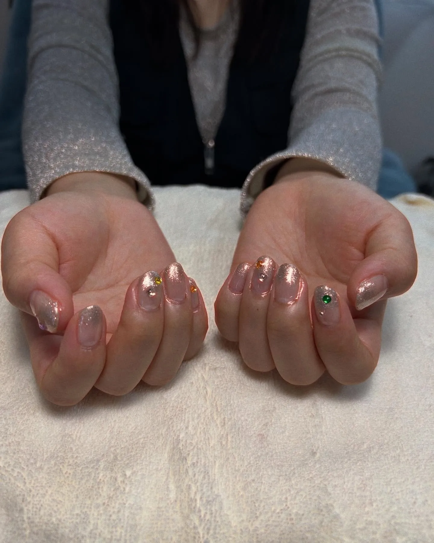【gradation  nail】