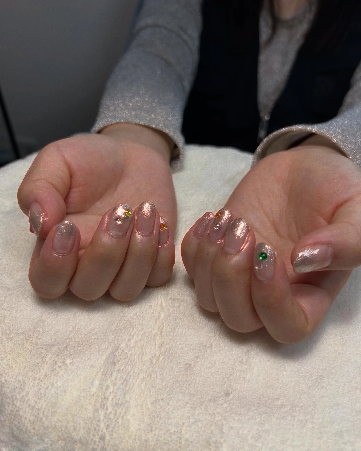 【gradation  nail】