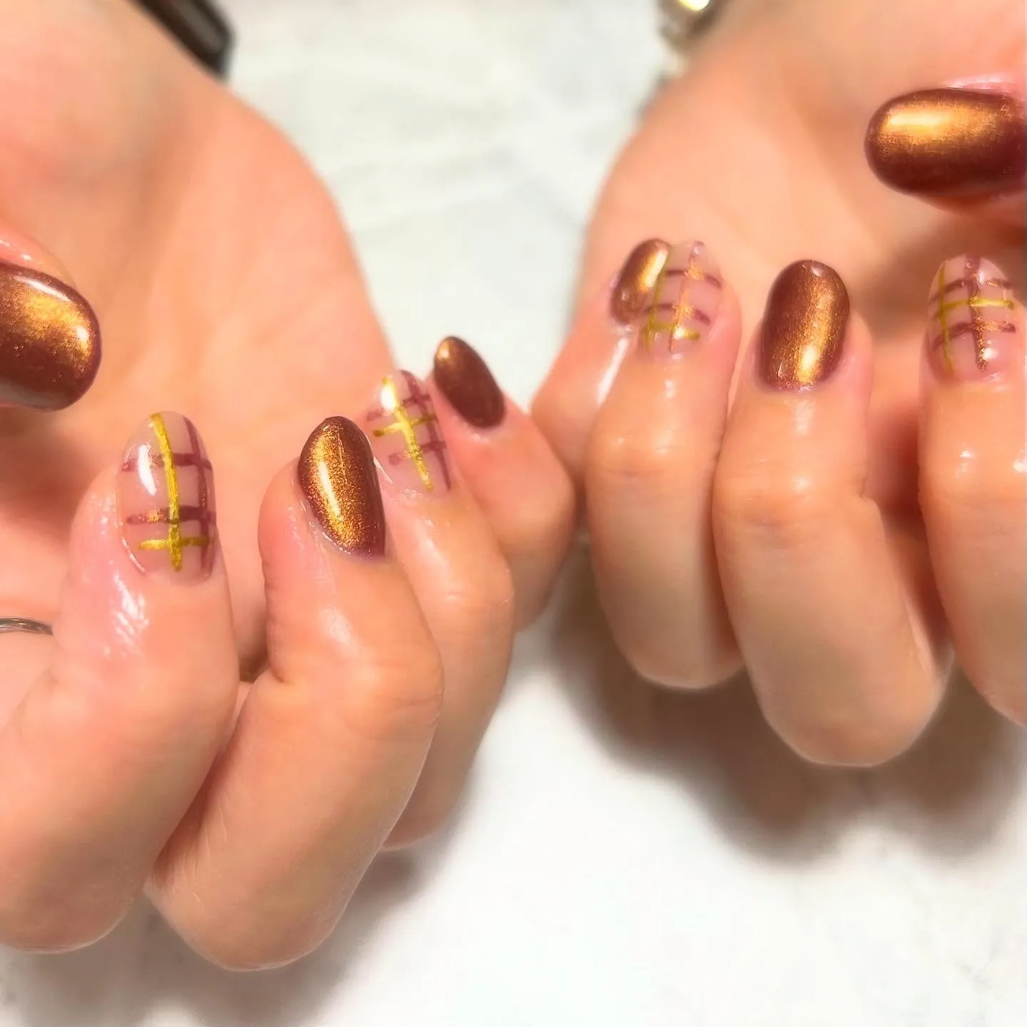 【チェックネイル💅】