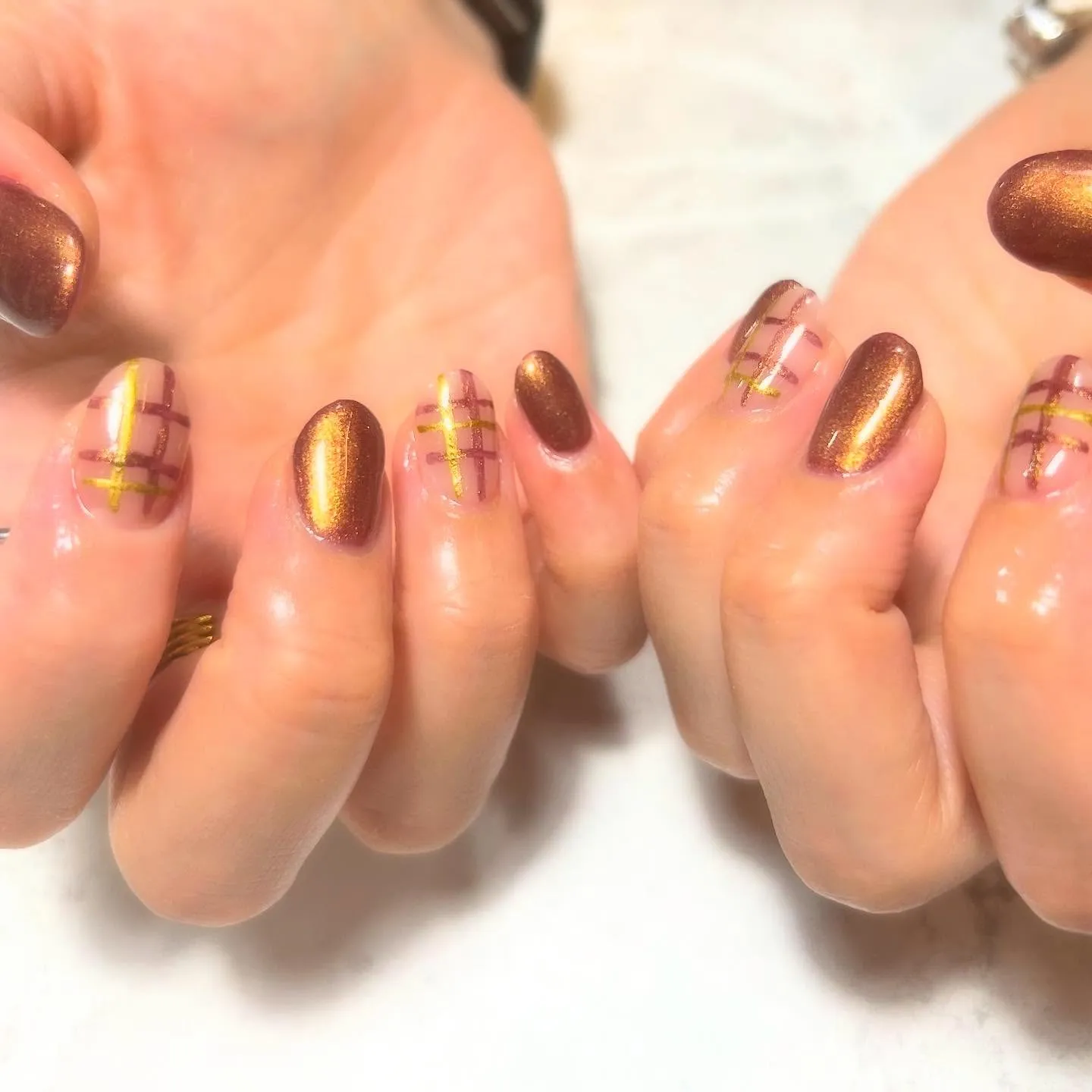 【チェックネイル💅】