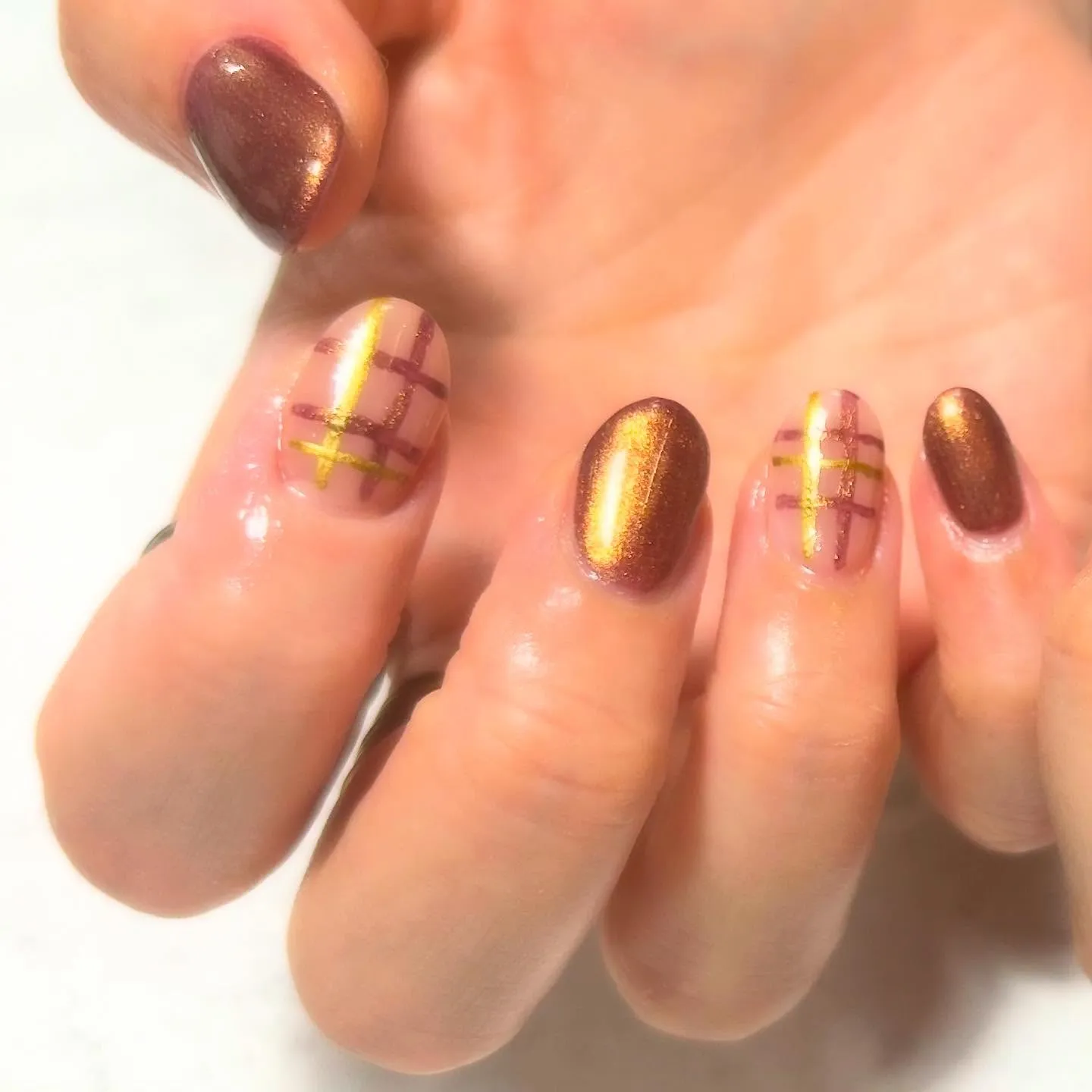 【チェックネイル💅】