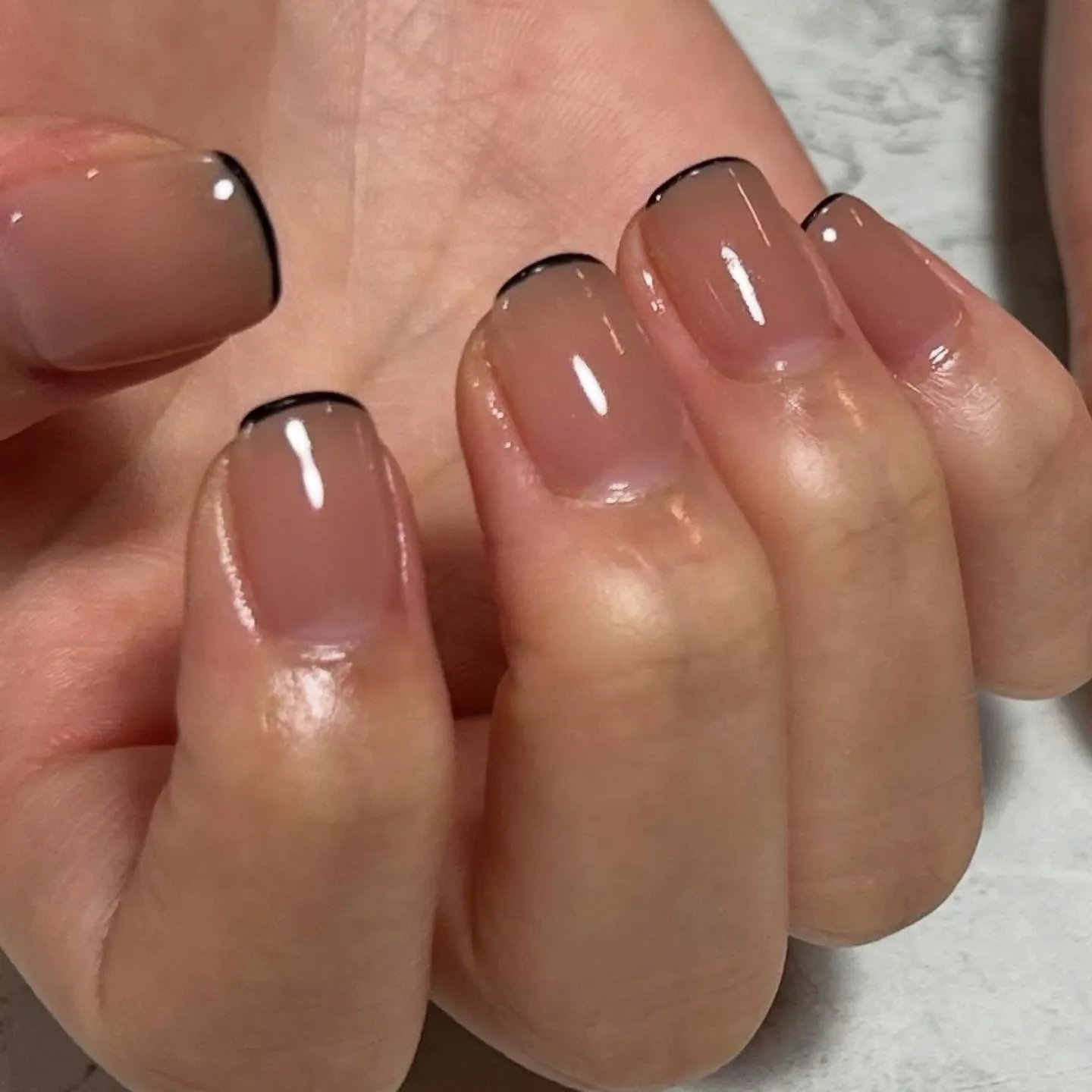 【細フレンチネイル💅】
