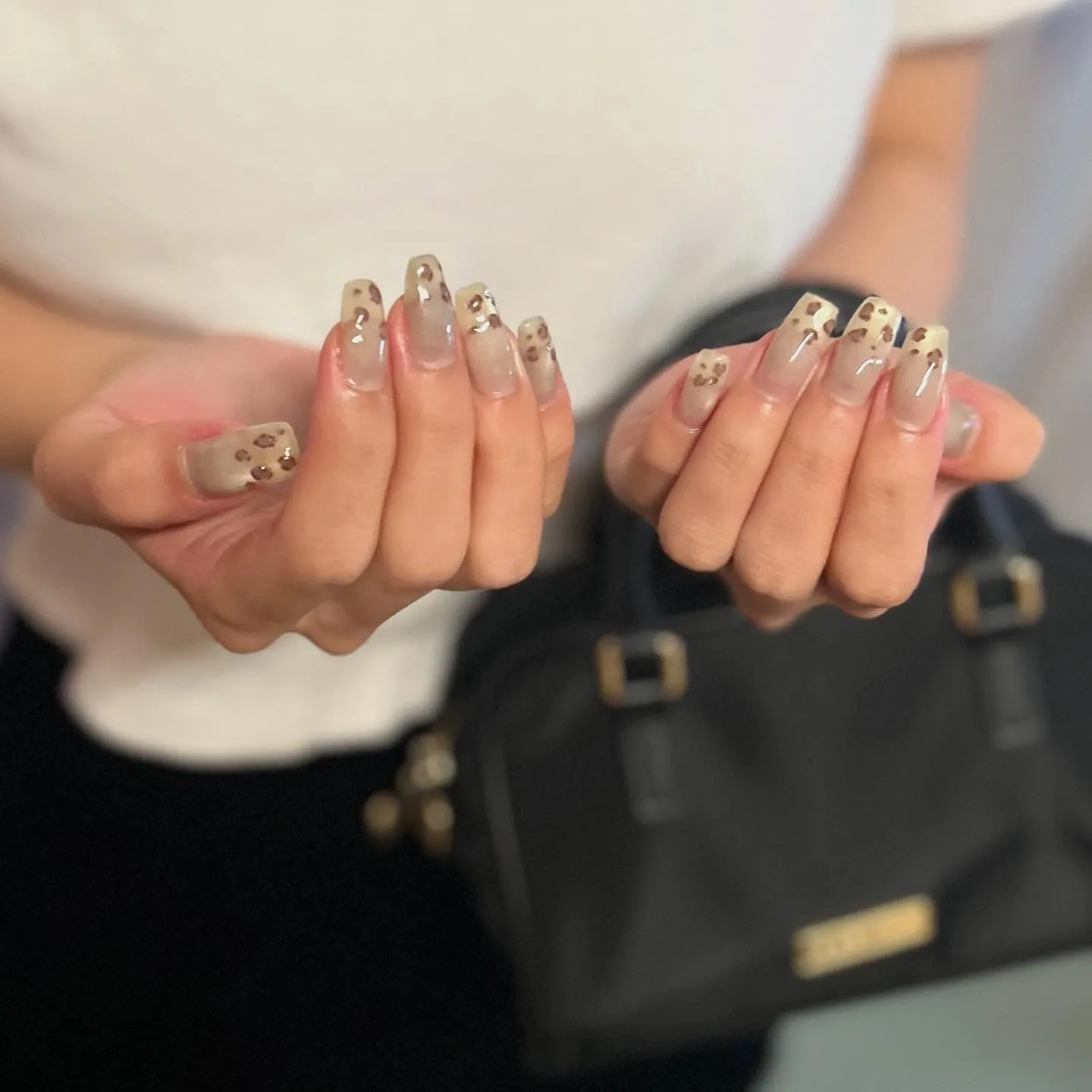 【ヒョウ柄ネイル💅】