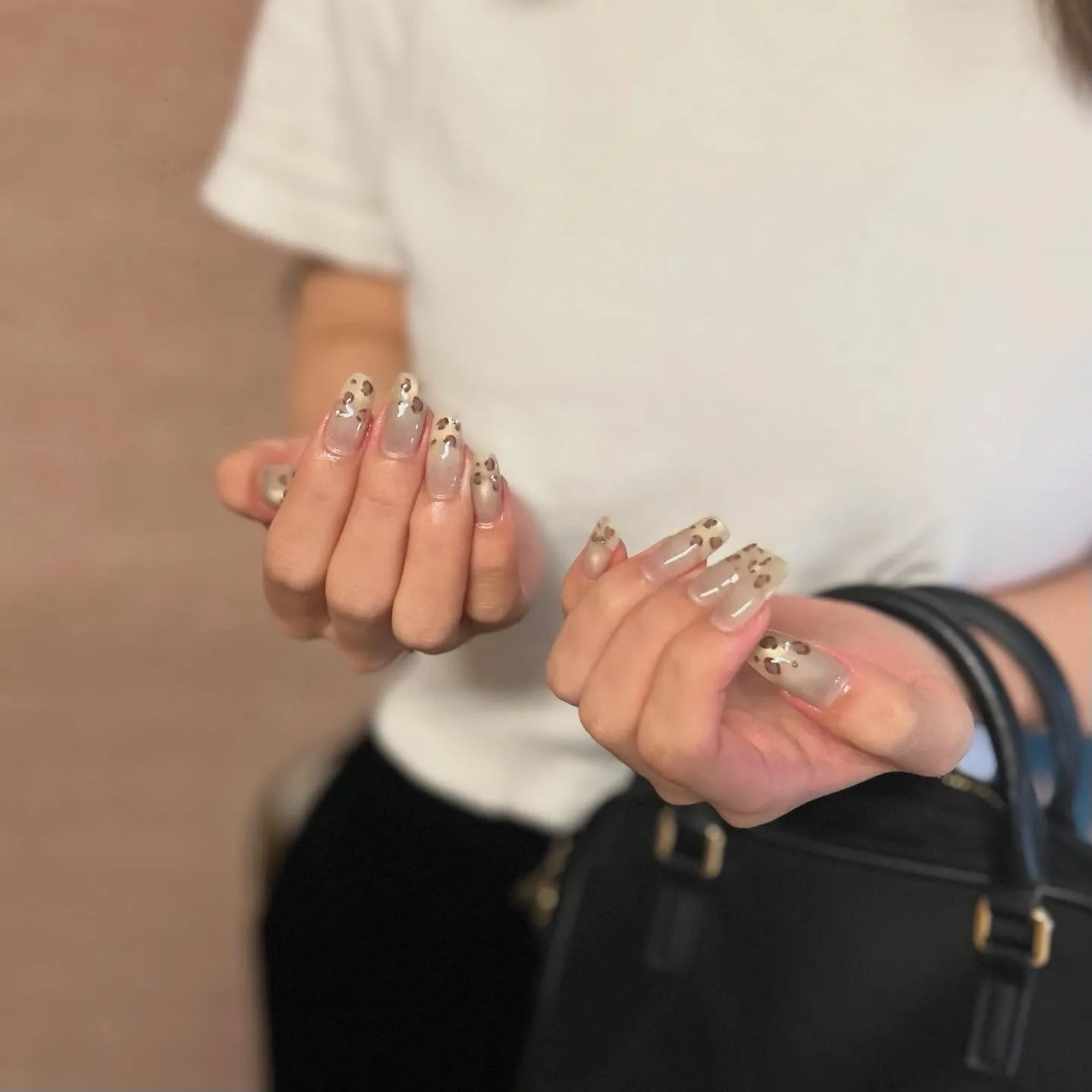 【ヒョウ柄ネイル💅】