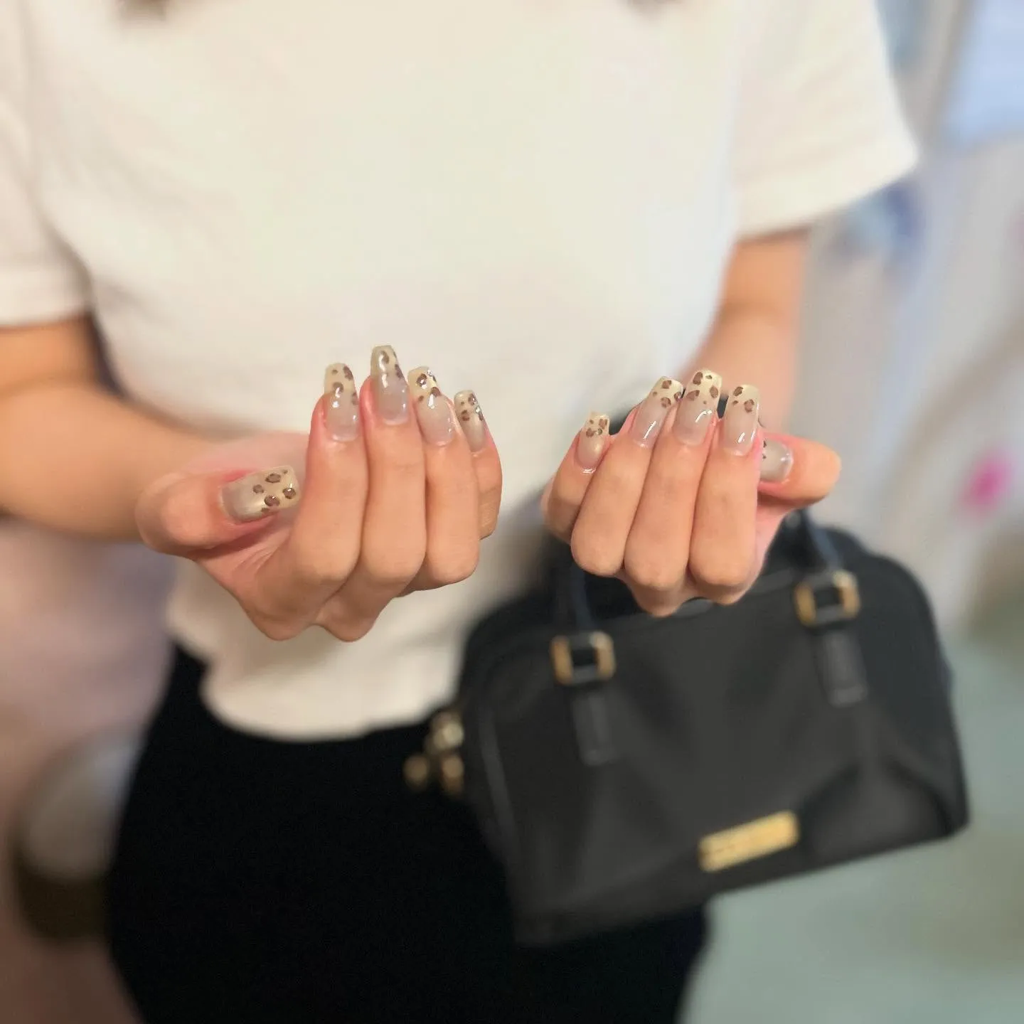 【ヒョウ柄ネイル💅】