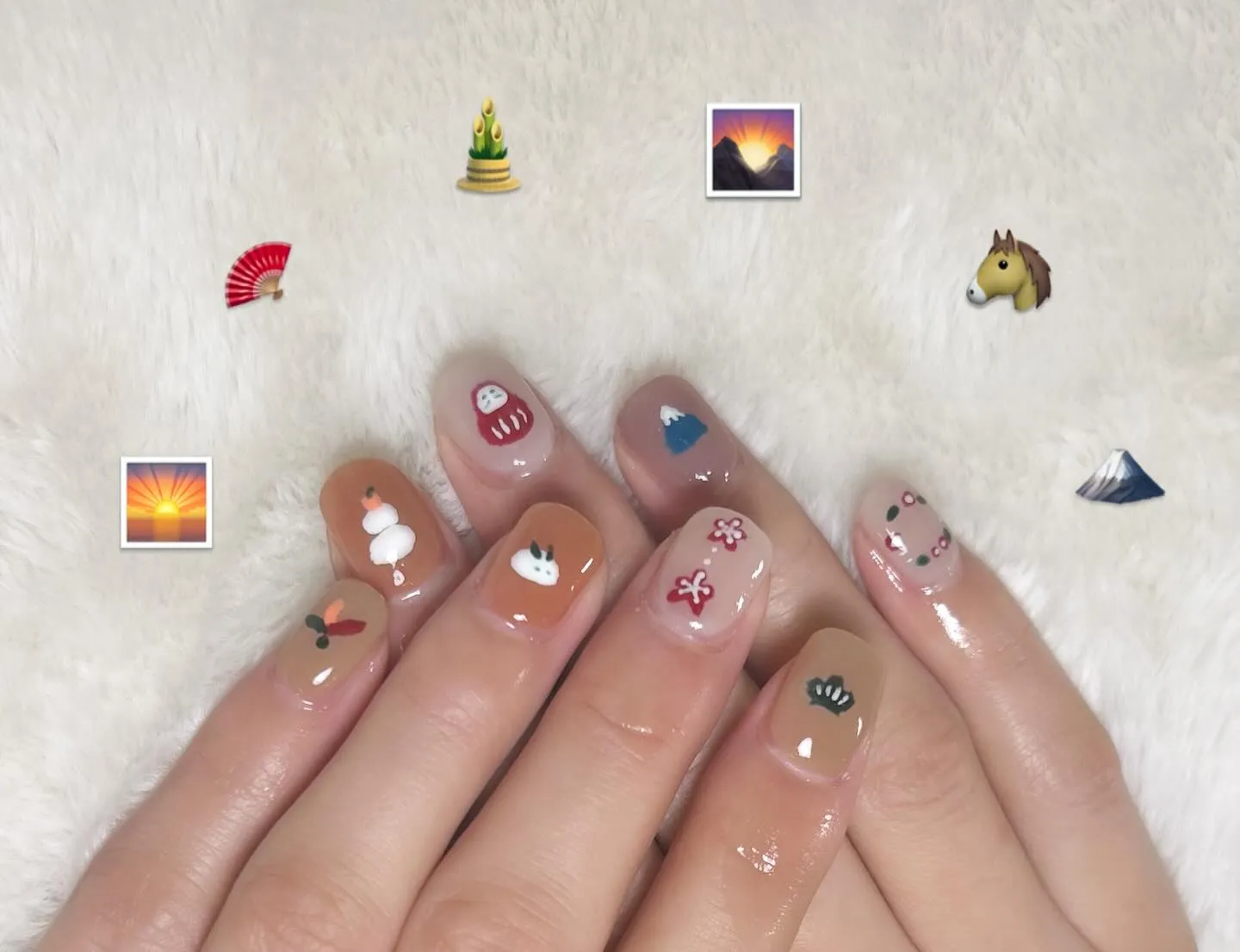 【 お正月ネイル🎍】